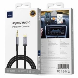 Wiwu Wi-C048-L Legend Audio Series Lightning to 3.5mm Aux Audio Cable 1.5M