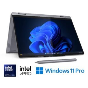 Business Laptop Lenovo ThinkBook 14 2-in-1 Gen 5, Intel Core Ultra 7 255U 5.2GHz, 32GB DDR5, 1TB PCIe SSD Gen 4, 14" FHD+ (1920 x 1200) IPS 100% sRGB Touchscreen, w/ Yoga Pen -  Windows 11 Pro - 3 Year Warranty