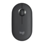 Logitech Pebble Mouse 2 M350s Slim Bluetooth Wireless Mouse, Portable, Lightweight, Customizable Button, Quiet Clicks, Easy-Switch for Windows, macOS, iPadOS, Android, Chrome OS - Graphite