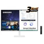 SAMSUNG M5 32" FHD HDR10 Smart Monitor - with Netflix, YouTube, HBO, Prime Video and Apple TV Streaming , White