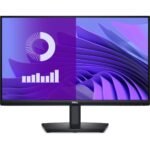 Dell E2425H Essential Flat Monitor 24" FHD VA @75HZ, Wide viewing angle Slim Bezel Display w/ DP, VGA - Black