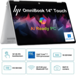 HP OmniBook 5 Flip 14 inch Laptop PC 14-fp0023dx Intel® Core™ 7 150U 5.4 GHz 16 GB LPDDR5-5200, 512 GB M.2 SSD, 14-inch diagonal, 2K (1920 x 1200) IPS Touch - Windows 11 Home