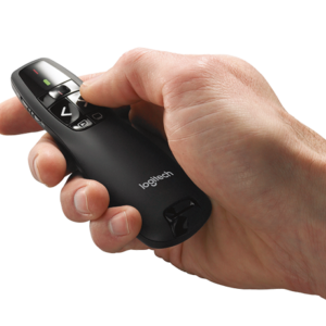 Logitech Wireless Presenter R400, Wireless Presentation Remote Clicker with Laser Pointer