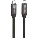 Promate PrimeLinkC40-2M Durable USB-C Cable Ultra HD 8k 60hz USB4 Type-C Cable - 240W Power Delivery Thunderbolt 4 Compatible