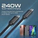 Promate PrimeLinkC40-2M Durable USB-C Cable Ultra HD 8k 60hz USB4 Type-C Cable - 240W Power Delivery Thunderbolt 4 Compatible - Image 4
