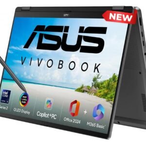 Laptop ASUS Vivobook 14 Flip (2025) NEW Intel Core™ Ultra 5 Processor 226V, Intel® Arc™ Graphics up to 40TOPS 14.0-inch Touch OLED WUXGA (1920 x 1200) w/ Stylus - Windows 11 Home