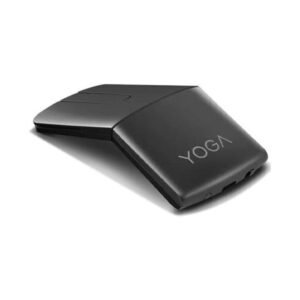 Lenovo Yoga Wireless Mouse with Laser Presenter/Pointer 2.4GHz Wireless Nano Receiver & Bluetooth 5.0 Adjustable Optical Mouse - Black