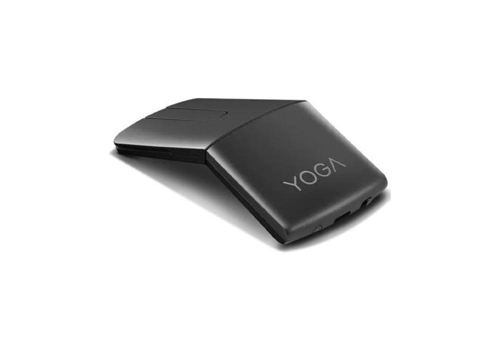 Lenovo Yoga Wireless Mouse with Laser Presenter/Pointer 2.4GHz Wireless Nano Receiver & Bluetooth 5.0 Adjustable Optical Mouse - Black