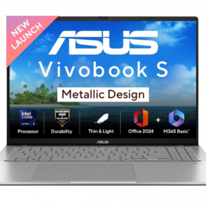 NEW 2025 Laptop ASUS Vivobook S16 Light-Wight Intel Core Ultra 7 Processor 255H Intel Arc Graphics AI Boost NPU up to 13TOPS 16GB DDR5 1TB M.2 16-inch FHD+ IPS 144Hz - Cool Silver