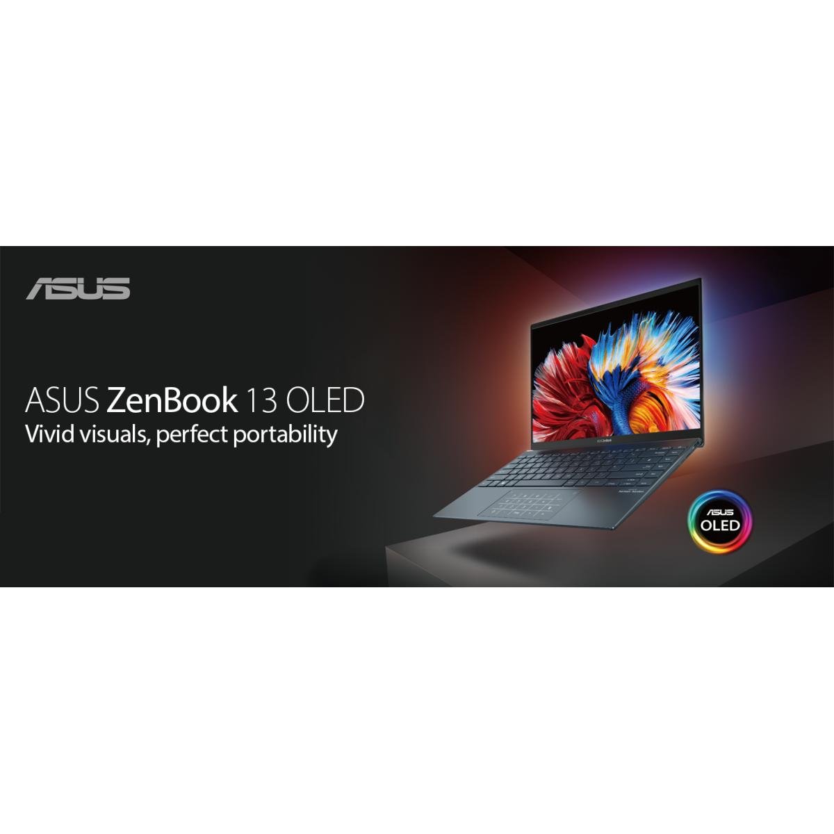 Asus Laptop Zenbook 14 Flip 360° touchscreen OLED 2.8K thin & light Core i7-12700H 12 Gen - Windows 11 Home With Pen - Image 3