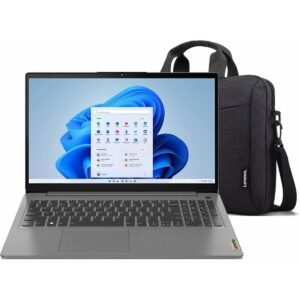 Laptop Lenovo IdeaPad 3 15IAU7 Intel Core i7-1255U 10 Cores Up To 4.7GHz, 16GB DDR4, 512GB SSD M.2, 15.6" FHD, Wi-Fi 6, BT5.2 w/ 15.6" Laptop Casual Toploader - Arctic Grey