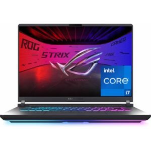 ASUS Gaming Laptop, ROG Strix G16 Intel® Core™ i7 14650HX Processor 5.2GHz, NVIDIA® GeForce RTX™ 5050 Laptop GPU, 16GB DDR5, 16” FHD+ 165Hz - ‎Eclipse Gray