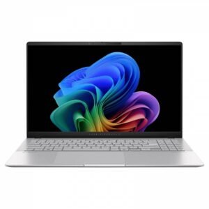 New Laptop ASUS Vivobook S15, Snapdragon® X Elite X1E 78 100 Processor Qualcomm® Hexagon™ NPU up to 45TOPS, 32GB LPDDR5X, 1TB M.2 NVMe™ PCIe® 4.0 SSD, 15.6" 3K OLED, Windows 11 Home - Cool Silver
