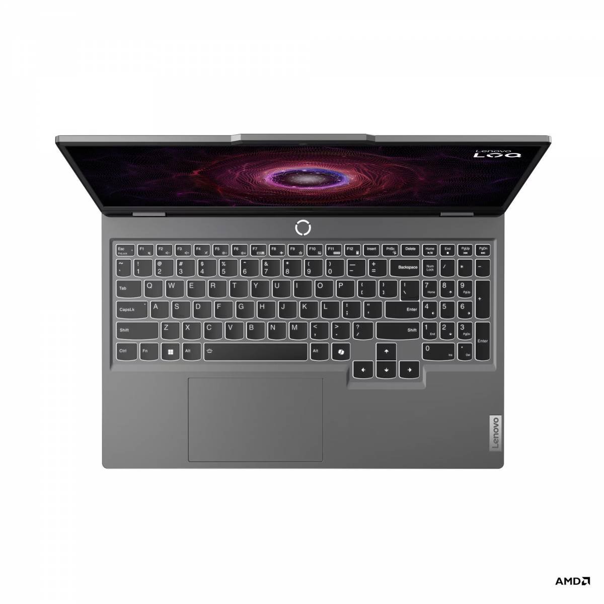 Lenovo LOQ 15ARP9 Gaming Laptop, AMD Ryzen 5 7235HS, NVIDIA GeForce RTX 4050 6GB GDDR6, 12GB DDR5, 512GB SSD, 15.6" FHD IPS 144Hz Display - Luna Grey - Image 10