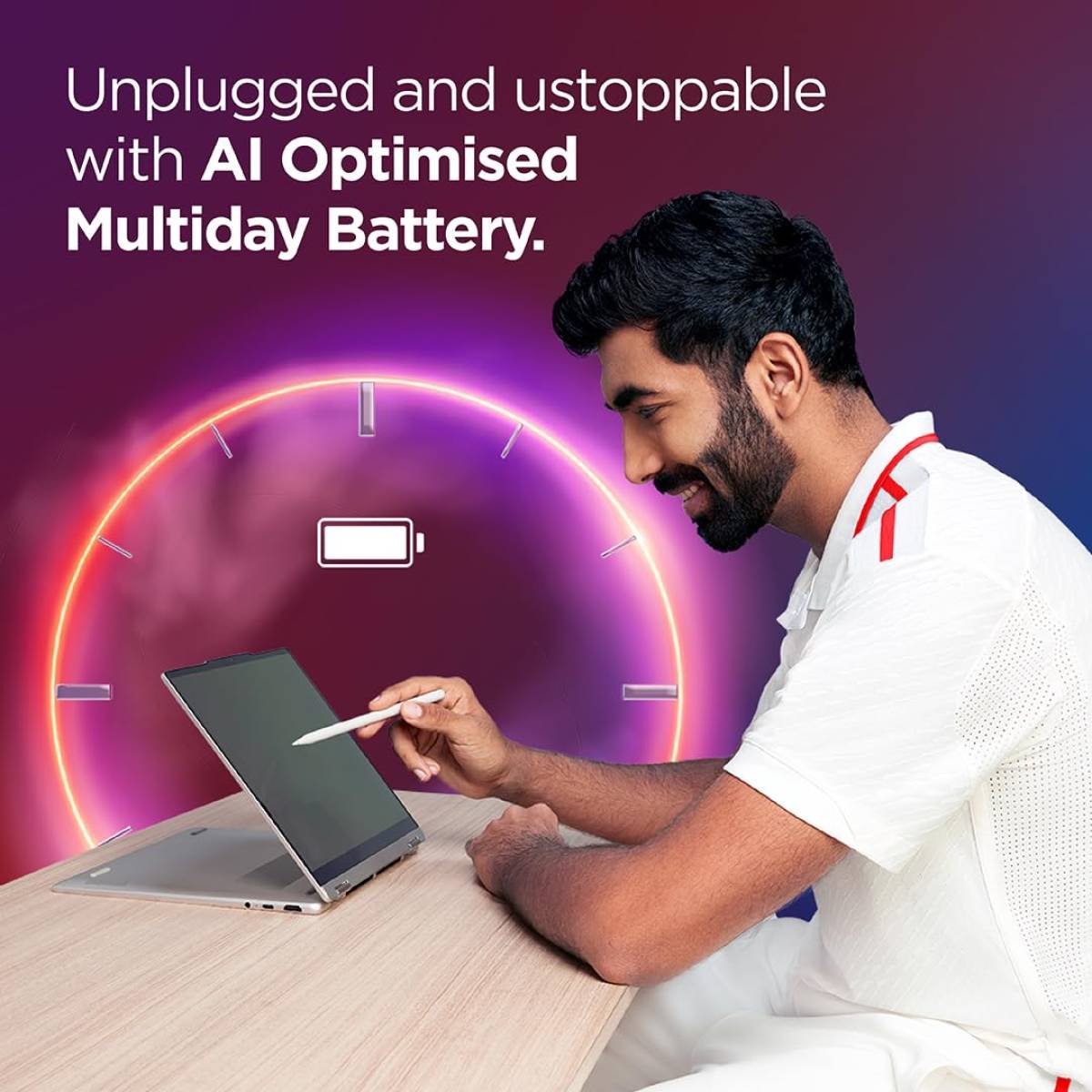 Laptop Lenovo Yoga 7 2-in-1 14ILL10, Intel Core™ Ultra 7 258V Intel® AI Boost, 32GB DDR5x, 1TB SSD, 14" 2.8K WQXGA+ (2880x1800) OLED 1100nits 100% DCI-P3 Dolby Vision Touch, Yoga Pen, Wi-Fi 7, Windows 11 Home, 2 Year Warranty - Luna Grey - Image 9