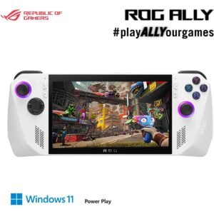 NEW Gaming Handheld ASUS ROG Ally , AMD Ryzen Z1 Processor 16GB 512GB SSD, AMD Radeon, 7-inch 120Hz/, Gorilla Glass DXC, Touch Screen, WINDOWS 11 HOME - White