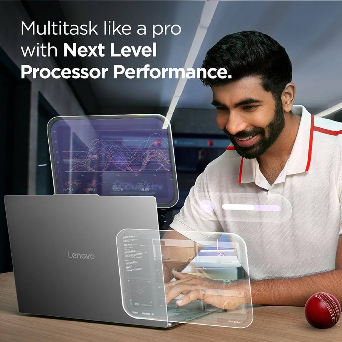 Laptop Lenovo Yoga 7 2-in-1 14ILL10, Intel Core™ Ultra 7 258V Intel® AI Boost, 32GB DDR5x, 1TB SSD, 14" 2.8K WQXGA+ (2880x1800) OLED 1100nits 100% DCI-P3 Dolby Vision Touch, Yoga Pen, Wi-Fi 7, Windows 11 Home, 2 Year Warranty - Luna Grey - Image 5