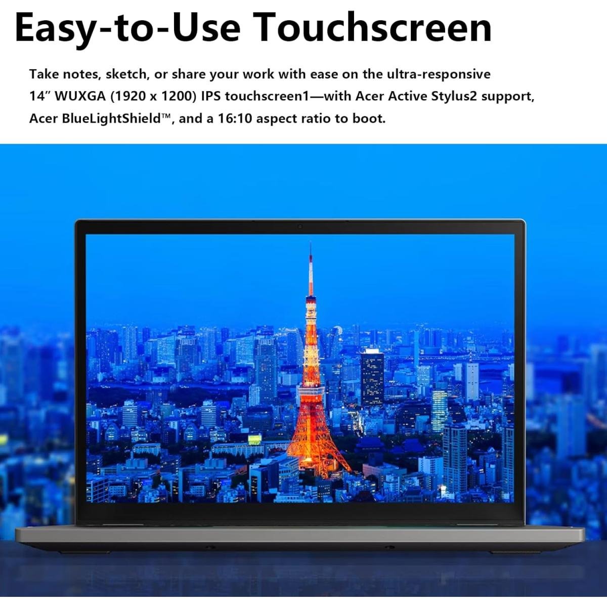 Acer Aspire 3 Spin 14 Convertible Laptop w/ 13th Gen Intel Core i3-N305 8 Cores 8 GB LPDDR5 14" WUXGA IPS Touch - Windows 11 Home - Image 3