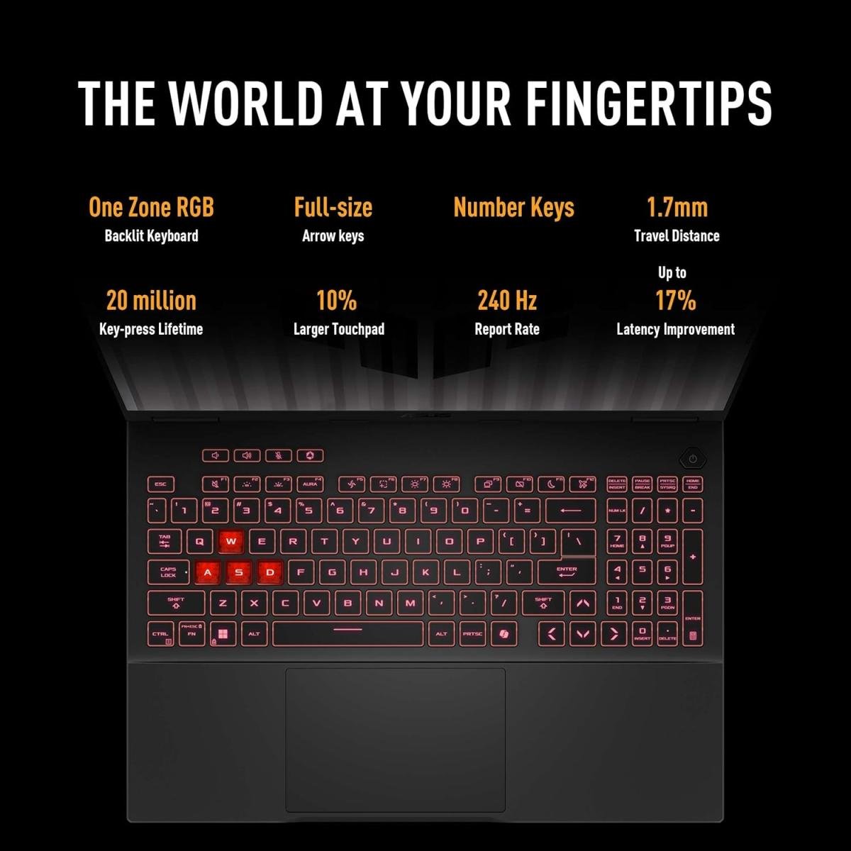 Laptop ASUS TUF Gaming A16 AMD Ryzen AI 9 HX 370 5.1GHz Processor XDNA™ NPU up to 50TOPS NVIDIA GeForce RTX 4060 8GB GDDR6 (233 AI TOPs) 16" FHD+ 144Hz - Jaeger Gray - Image 4