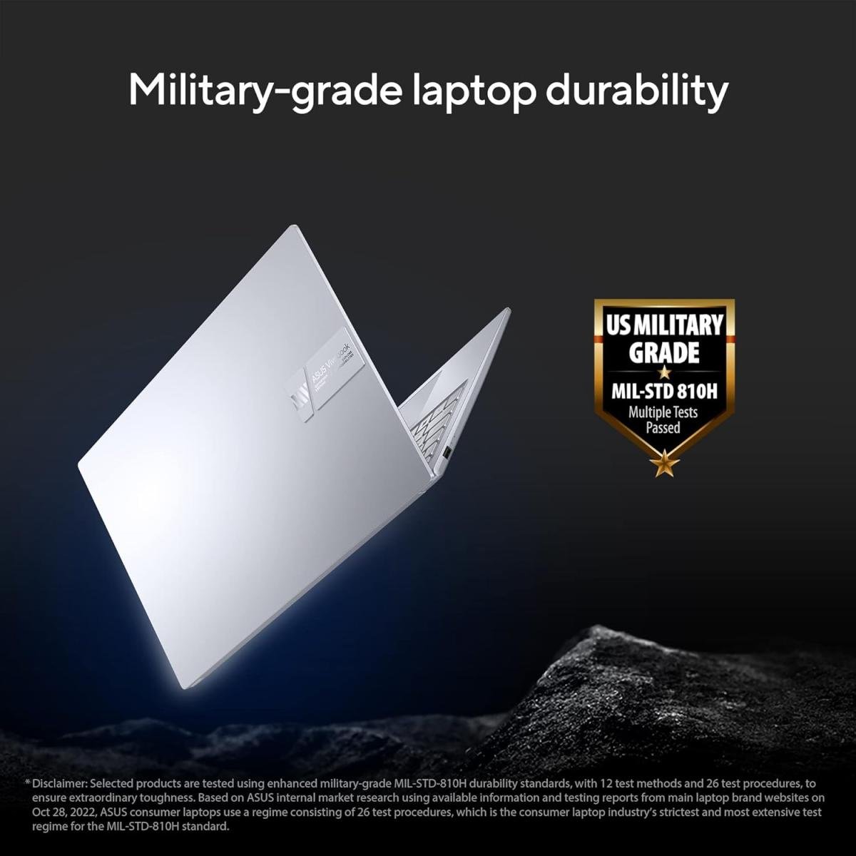 Laptop ASUS Vivobook 15X OLED Intel Core™ i5-1335U 10-Cores Processor 16GB DDR4 15.6" FHD Anti-glare display With Windows 11 Home - Cool Silver - Image 7