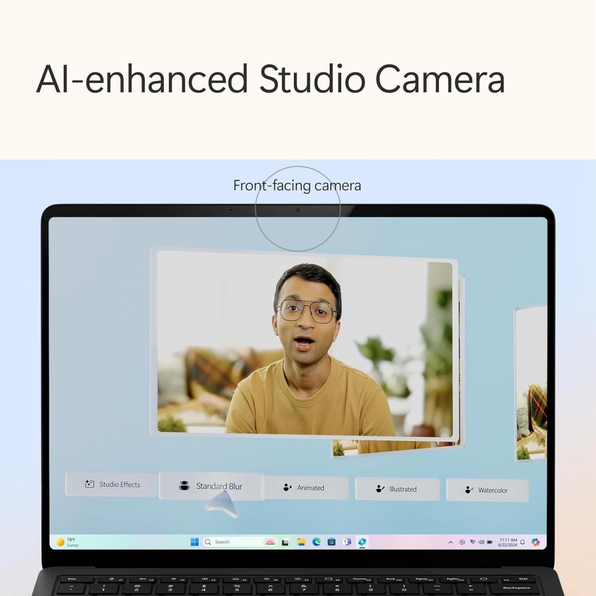 Laptop Microsoft SURFACE 7 X PLUS, Snapdragon X Plus (10 core), Windows 11 Copilot+ PC, 13.8" Touchscreen Display, 16GB RAM, Black - Image 5