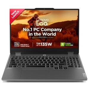 Lenovo LOQ AMD Ryzen 7 7435HS Processor  Ai Chip: LA1 NVIDIA GeForce RTX™ 4060 8GB 15.6" FHD 144Hz Refresh Rate - Luna Grey