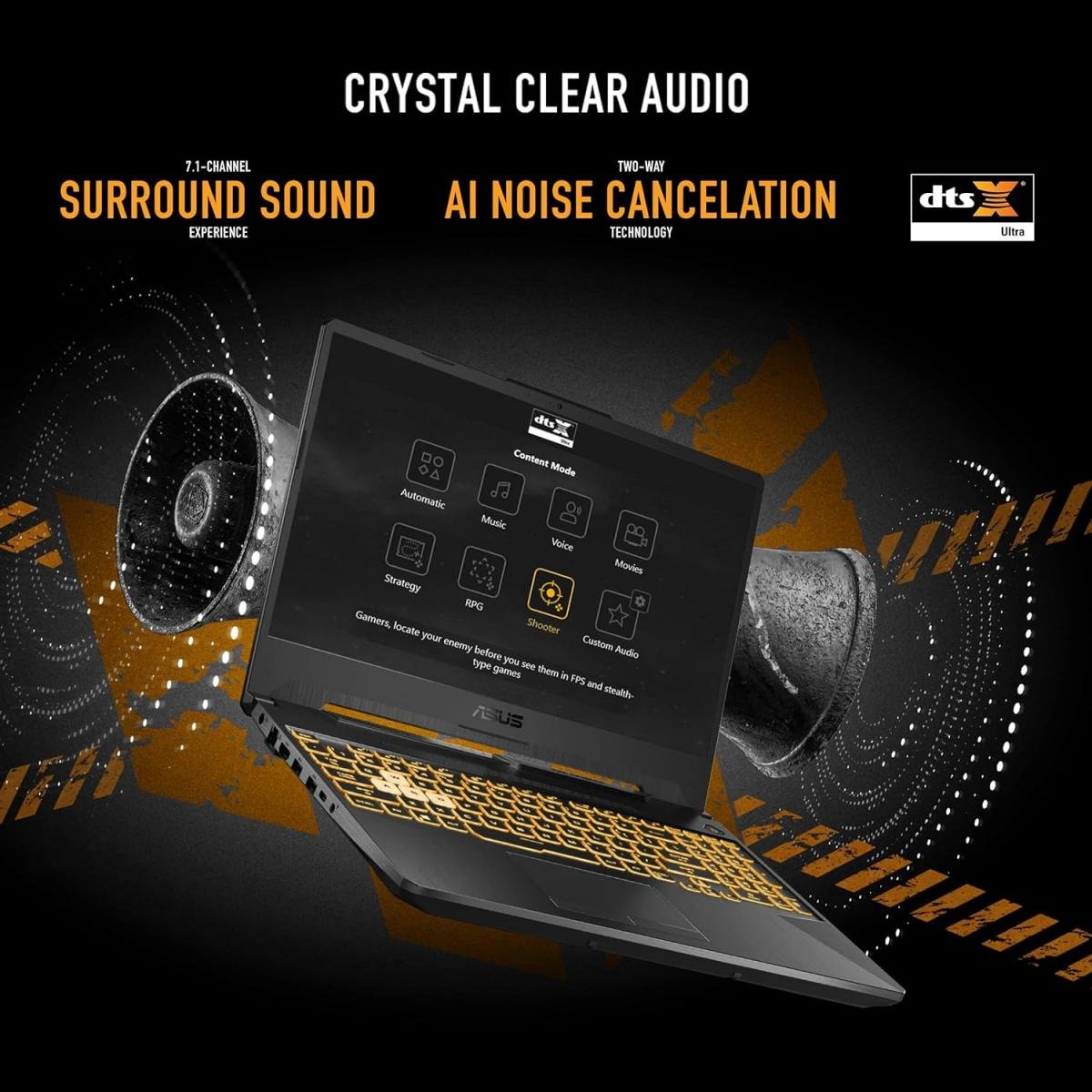 ASUS TUF Gaming F15 FX507ZV4 Intel Core i5-12500H 12th Generation Nvidia RTX 3050 4GB DDR6 16GB DDR4 (Customized) 144Hz FHD - Mecha Gray - Image 3