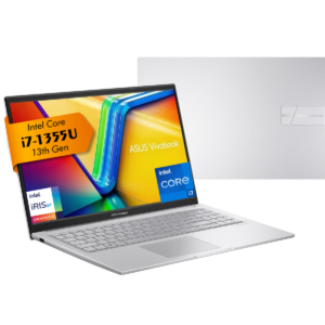 Laptop ASUS Vivobook 15 (X1504VA) |Intel® Core™ i7-1355U Processor,  8GB DDR4, 512GB SSD | 13th Generation - Cool Silver