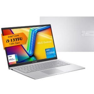 Laptop ASUS Vivobook 15 (X1504VA) |Intel® Core™ i5-1335U Processor,  16GB DDR4 (Customized), 512GB SSD | 13th Generation - Cool Silver