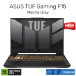 Laptop ASUS TUF Gaming F15 | Intel® Core™ i7-13620H, NVIDIA® GeForce RTX™ 4060 8GB, 16GB DDR5, 15.6-inch FHD Value IPS-level 144Hz - Mecha Gray