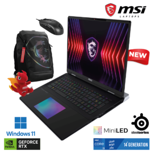 MSI Titan 18 HX A14VIG Gaming Laptop | Intel Core i9-14900HX NVIDIA RTX 4090 16GB DDR6 18" UHD+ MiniLED 120Hz IPS Mechanical KB SteelSeries  2 Years Warranty