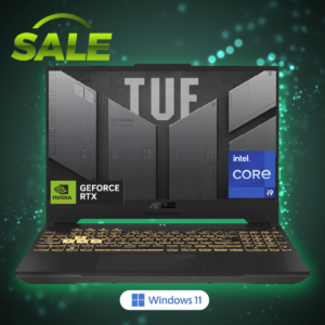 ASUS TUF Gaming F15 (FX507VU4-LP097W), Intel i9-13900H -13 Gen, RAM 16GB, 512GB SSD, RTX 4050 6GB, 15.6 FHD IPS 144Hz, Win11 Home, Mecha Gray