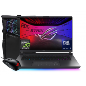 Laptop ASUS ROG Strix G16 Intel® Core™ Ultra 9 Processor 275HX NVIDIA® GeForce RTX™ 5070 Ti Laptop GPU 12GB GDDR7 32GB DDR5-5600Hz 16-inch FHD+ 165Hz IPS-level - Eclipse Gray