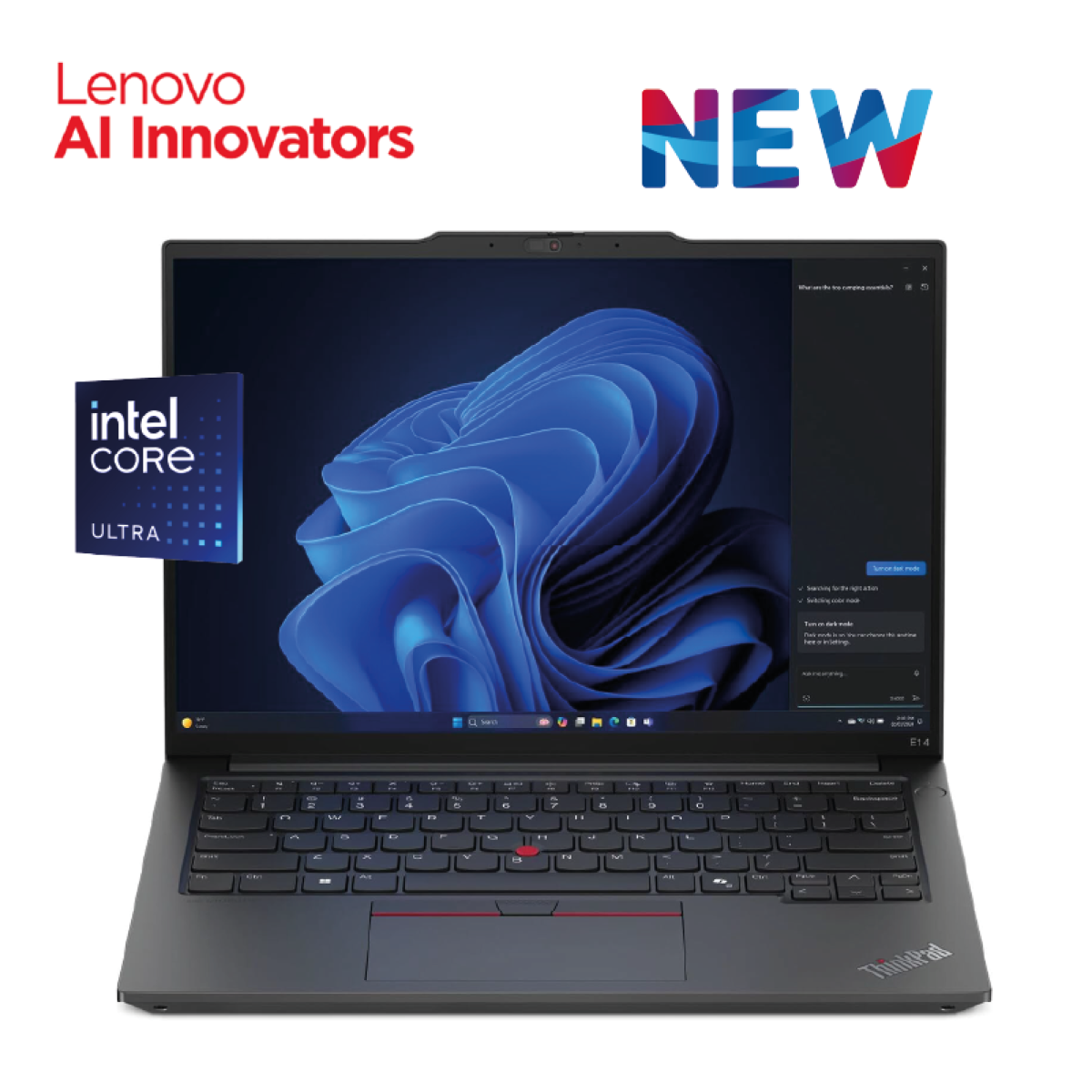 Laptop 2024 ThinkPad E14 Gen 6 | Intel® Core™ Ultra 5 125U 12 Core, Intel® AI Boost, up to 11 TOPS, 8GB DDR5 14" WUXGA With Casual Toploader 2 Years Warranty