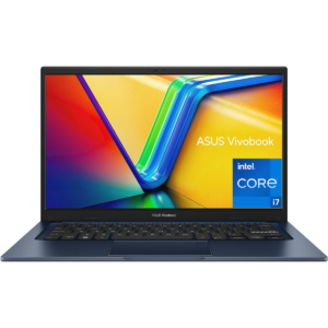 Laptop ASUS Vivobook 14 Intel Core™ i7-1355U 10-Cores Processor 16GB DDR4 (Customized) 14" FHD IPS 250nits Display - Quiet Blue