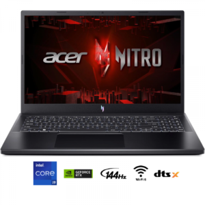 Laptop ACER NITRO V15 13TH GEN Intel® Core i9-13900H 5.40 GHz NVIDIA GeForce RTX 4050 6GB 16GB-DDR5 15.6" IPS  FHD 144Hz Display