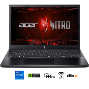 Laptop ACER NITRO V15 13TH GEN Intel® Core i7-13620H 4.90 GHz NVIDIA GeForce RTX 4050 6GB 16GB-DDR5 15.6" IPS  FHD 144Hz Display