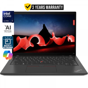 Laptop Lenovo ThinkPad T14 Gen 5, Intel Core Ultra 7 165U vPro 12-Core AI Boost, 16GB DDR5, 512GB SSD, 14.0" FHD+ IPS, Windows 11 Pro - 3 Years Warranty