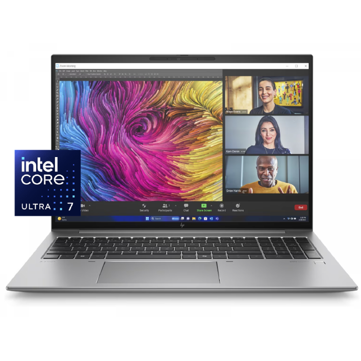 HP ZBook Firefly G11 Mobile Workstation PC Enterprise Business Intel® Core™ Ultra 7 155U 12 Core AI-Powered , 56 Wh Li-ion Battery 16" WUXGA (1920 x 1200)