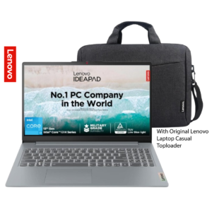 lenovo NEW IdeaPad Slim 3 (2024) 13th Gen Intel Core i3 1305U, 8GB DDR5, 256GB SSD & 15.6" FHD IPS with Laptop Casual Toploader - Gray