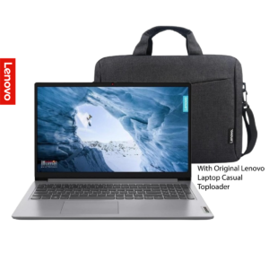 Laptop Lenovo IdeaPad 1 15IAU7 Intel Core™ i3-1215U 8GB DDR4 256GB SSD 15.6" (39.6cm) FHD  TN 220nits Thin & Light Laptop - Cloud Grey w/ Laptop Casual Toploader