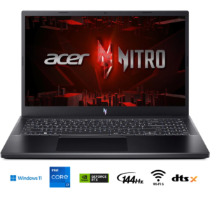 Laptop ACER NITRO V15 13TH GEN Intel® Core i7-13620H 10-Cores 4.90 GHz NVIDIA GeForce RTX 2050 4GB 16GB-DDR5 15.6" IPS  FHD 144Hz Display - Windows 11 Home