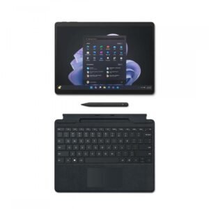 Microsoft Surface Pro 9 2 in 1 Tablet, 13" PixelSense Flow Display, Intel Core i7-1265U, 16GB RAM, 512GB SSD, Intel Iris Xe Graphics, (Plus Keyboard  and Slim Pen), Win11 Pro, Platinum