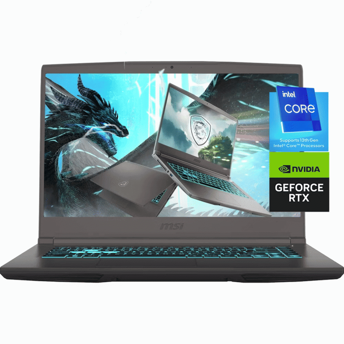 Laptop MSI GF63 Thin Intel® Core™ i7-13620H 10 Core - 16GB DDR4 - 512 SSD - RTX 2050 4GB DDR6 15.6-inch,FHD 144Hz (1920 x 1080) IPS-level - 13th Generation