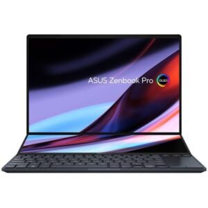 Asus Laptop Zenbook Pro Duo 14 OLED Core i7-12700H 12th Generation RTX 3050TI 4GB DDR6 Dual Screen 2K, Win11 Home