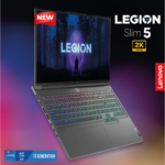Lenovo Gaming Laptop Legion Slim 5 (2024) | Intel Core i7-13700H, NVIDIA RTX 4060 8GB, RGB Backlit, 16" 2.5K WQXGA 165Hz IPS Display, Storm Grey
