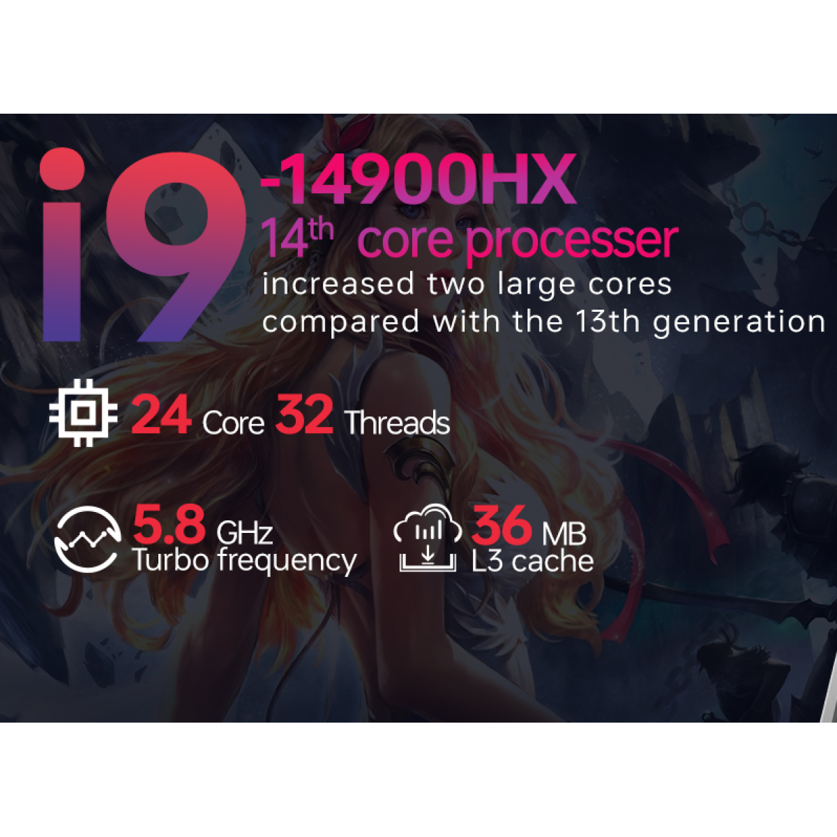 New Laptop Lenovo Legion Pro 7 |Intel® Core™ i9-14900HX, 24Cores RTX 4090 16GB & 16-inch 2.5K 240Hz Display W/ 4 Switchable Keycaps + Gaming Speed Mouse Pad M - Eclipse Black - Image 2