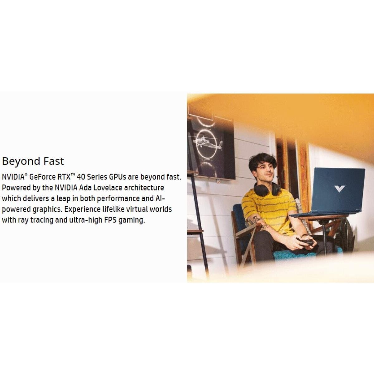HP Victus 15 Gaming Laptop Intel Core i7-13620H 10-Cors NVIDIA® GeForce RTX™ 4060 8GB 15.6" FHD IPS-Level Panel, 144Hz Display - Windows 11 Home - Image 7