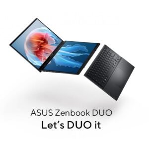 New Laptop ASUS Zenbook Duo OLED |Intel® Core™ Ultra 9 Processor 285H , 32GB DDR5X  ,2TB SSD, 14.0-inch Double Screen 3K OLED Backpack, Sleeve & ASUS Pen 4 MODE STYLE | Win 11 Home