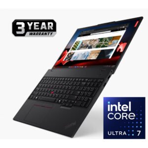 Laptop ThinkPad T16 Gen 4, Intel® Core™ Ultra 7 265H, 32GB DDR5-5600, 2TB SSD M.2 2280 PCIe® 5.0, 16" WUXGA (1920x1200) IPS 400nits Display Eyesafe® Certified 2.0 - 3 Year Warranty